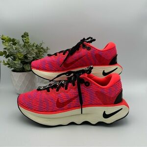 Nike Women’s Motiva Bright Crimson Pink Mesh Athletic Running Shoes Size 7.5